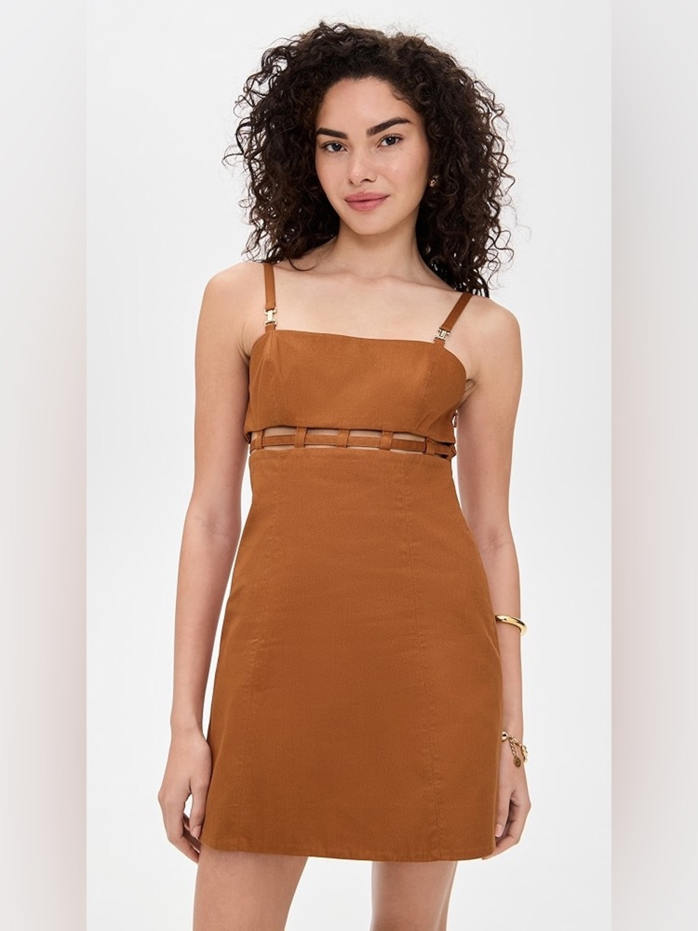 AMUR Rei Twill Mini dress